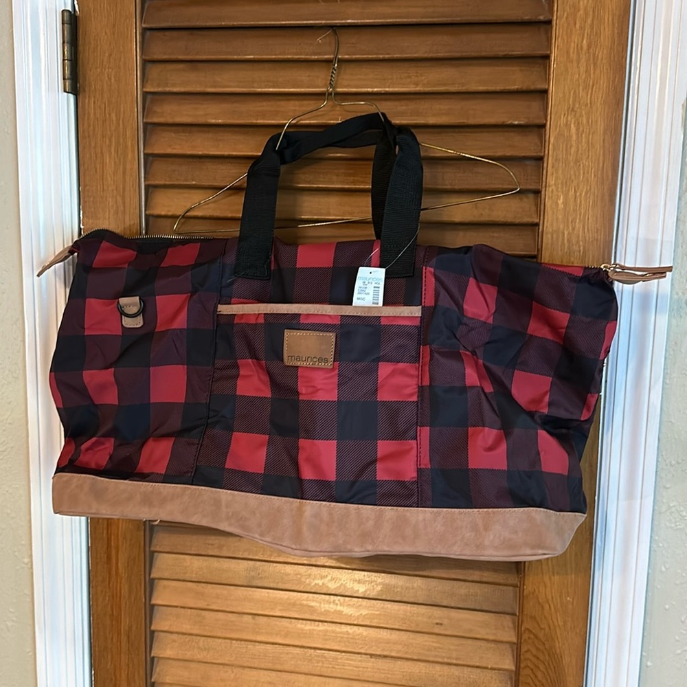 Maurice’s large duffel bag